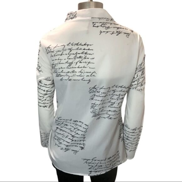 V Neck Letter Shirt - Picture 2 of 2